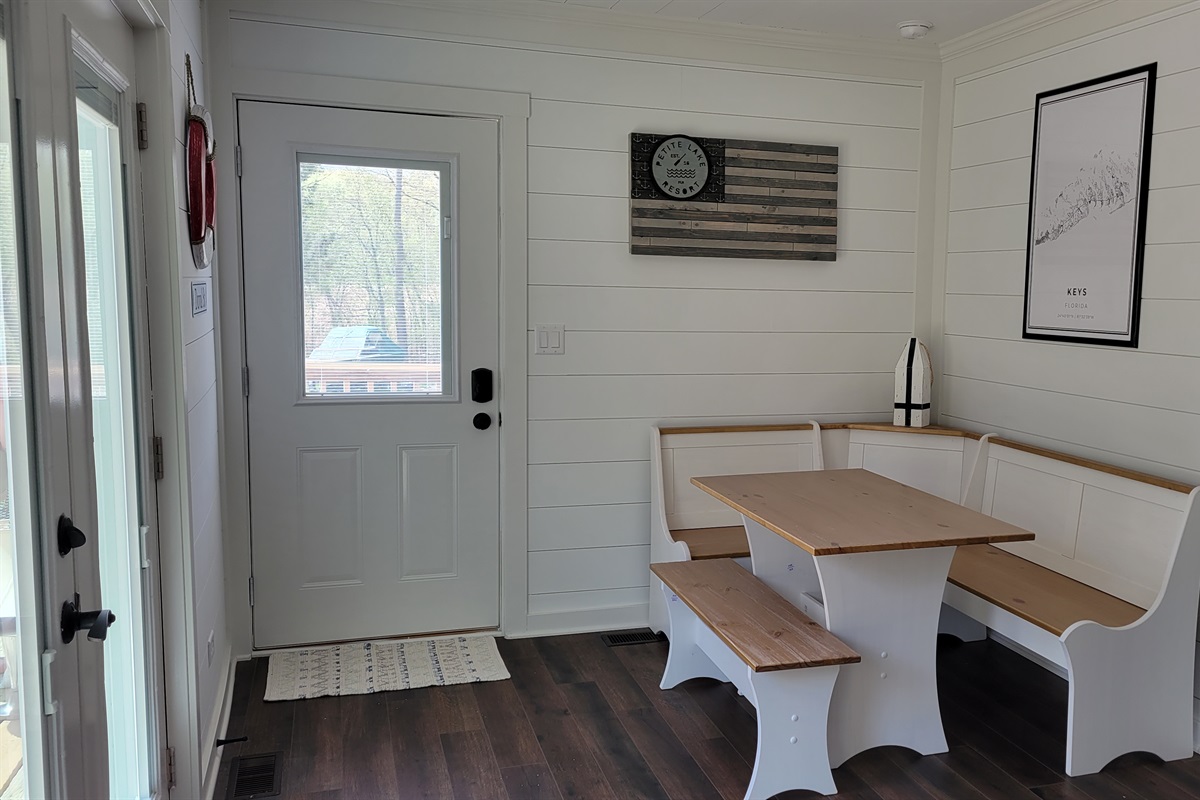 Nautical Lake Cottage kitchen