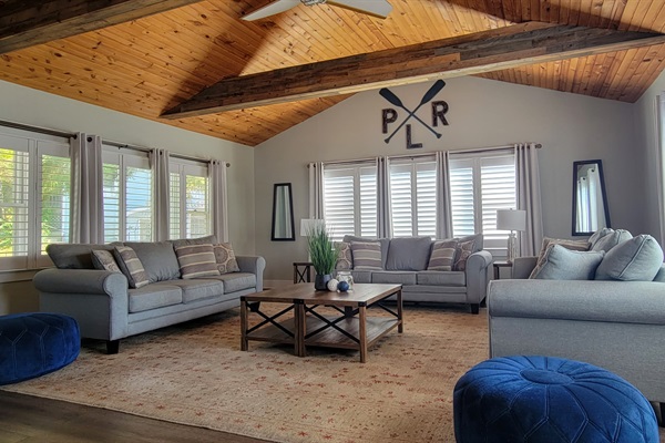 Nautical Lake Cottage lake view